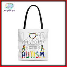 Load image into Gallery viewer, Autism Love Tote Bag