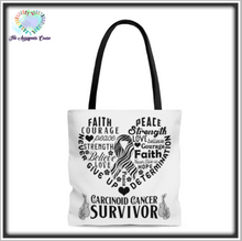 Load image into Gallery viewer, Carcinoid Cancer Survivor Tote Bag