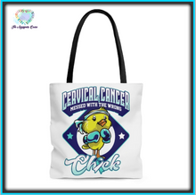 Load image into Gallery viewer, Cervical Cancer Chick Tote Bag