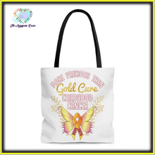 Load image into Gallery viewer, Cure Childhood Cancer Tote Bag