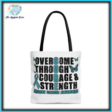 Load image into Gallery viewer, Cure Ovarian Cancer Tote Bag