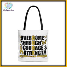 Load image into Gallery viewer, Overcome Childhood Cancer Tote Bag