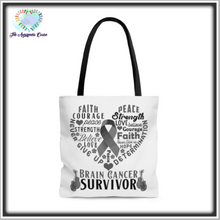 Load image into Gallery viewer, Brain Cancer Survivor Tote Bag