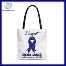 Load image into Gallery viewer, Colon Cancer Supporter Tote Bag