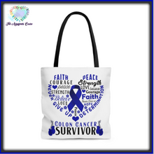 Load image into Gallery viewer, Colon Cancer Survivor Tote Bag