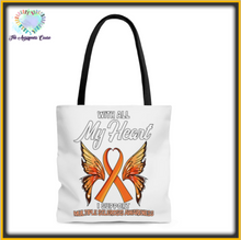 Load image into Gallery viewer, Multiple Sclerosis My Heart Tote Bag