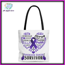 Load image into Gallery viewer, Pancreatic Cancer Survivor Tote Bag