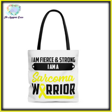 Load image into Gallery viewer, Sarcoma Warrior Tote Bag