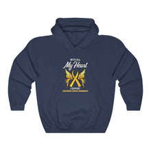 Load image into Gallery viewer, Childhood Cancer My Heart Hoodie