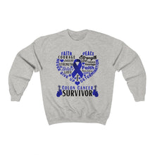 Load image into Gallery viewer, Colon Cancer Survivor Sweater