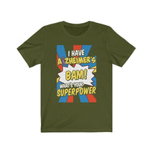 Load image into Gallery viewer, Alzheimer's Superpower T-shirt