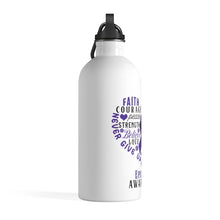 Load image into Gallery viewer, Epilepsy Awareness Steel Bottle