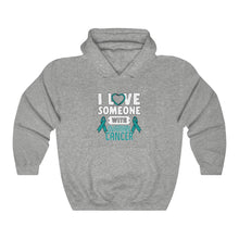 Load image into Gallery viewer, Ovarian Cancer Love Hoodie