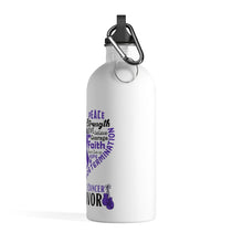 Load image into Gallery viewer, Pancreatic Cancer Survivor Steel Bottle