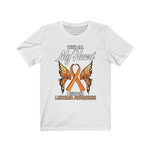 Load image into Gallery viewer, Leukemia My Heart T-shirt