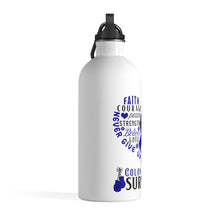 Load image into Gallery viewer, Colon Cancer Survivor Steel Bottle