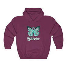 Load image into Gallery viewer, Ovarian Cancer Warrior Hoodie