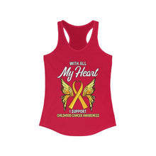 Load image into Gallery viewer, Childhood Cancer My Heart Tank Top