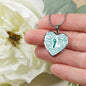Cervical Cancer Heart Necklace
