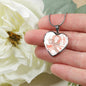 Uterine Cancer Heart Necklace