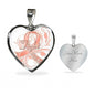 Uterine Cancer Heart Necklace