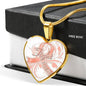 Uterine Cancer Heart Necklace