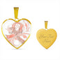 Uterine Cancer Heart Necklace