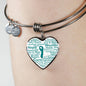 Cervical Cancer Heart Bracelet