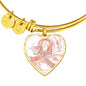 Uterine Cancer Heart Bracelet