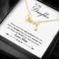 Love Daughter Necklace