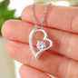 Alzheimer's Warrior Heart Necklace