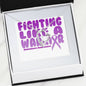 Alzheimer's Warrior Heart Necklace