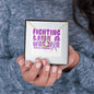 Alzheimer's Warrior Heart Necklace