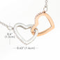 Hero Sister Interlocking Hearts Necklace