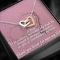 Hero Sister Interlocking Hearts Necklace