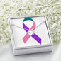 Thyroid Cancer Mom Necklace