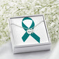 Ovarian Cancer Mom Necklace