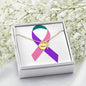 Thyroid Cancer Mom Necklace