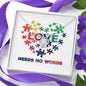Autism Love Knot Necklace