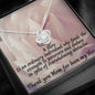 Hero Mom Love Knot Necklace
