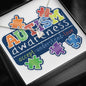 Autism Awareness Sweet Hearts Necklace