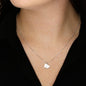 Colon Cancer Awareness Sweet Heart Necklace