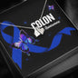 Colon Cancer Awareness Sweet Heart Necklace