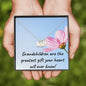 Grandma Love Grandchildren Hearts Necklace
