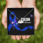 Colon Cancer Awareness Sweet Heart Necklace