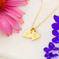 Colon Cancer Awareness Sweet Heart Necklace