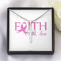 Breast Cancer Faith Necklace