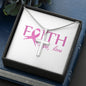 Breast Cancer Faith Necklace