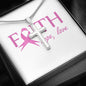 Breast Cancer Faith Necklace