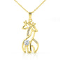 Daughter Love Giraffe Necklace
